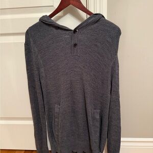 Banana Republic Charcoal Hooded Sweater